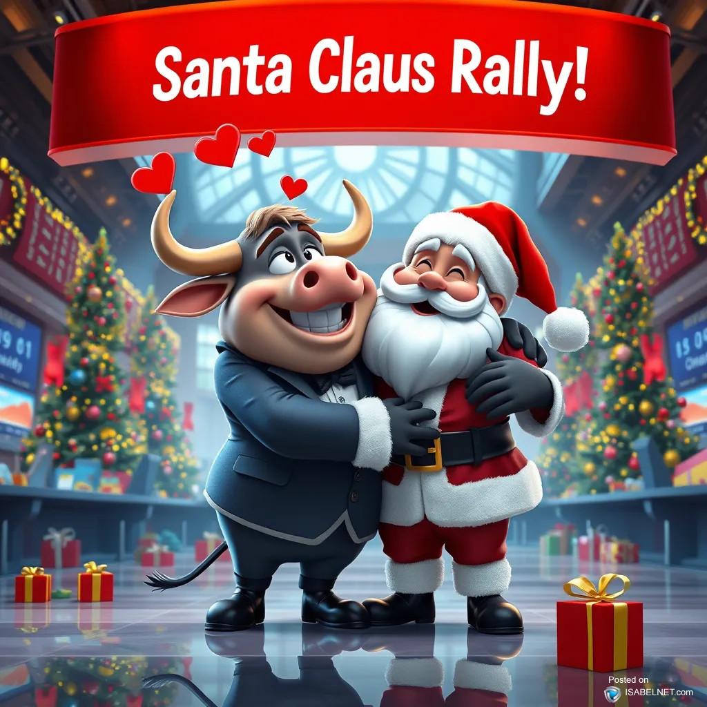 ISABELNET Cartoon of the Day - Santa Claus Rally!