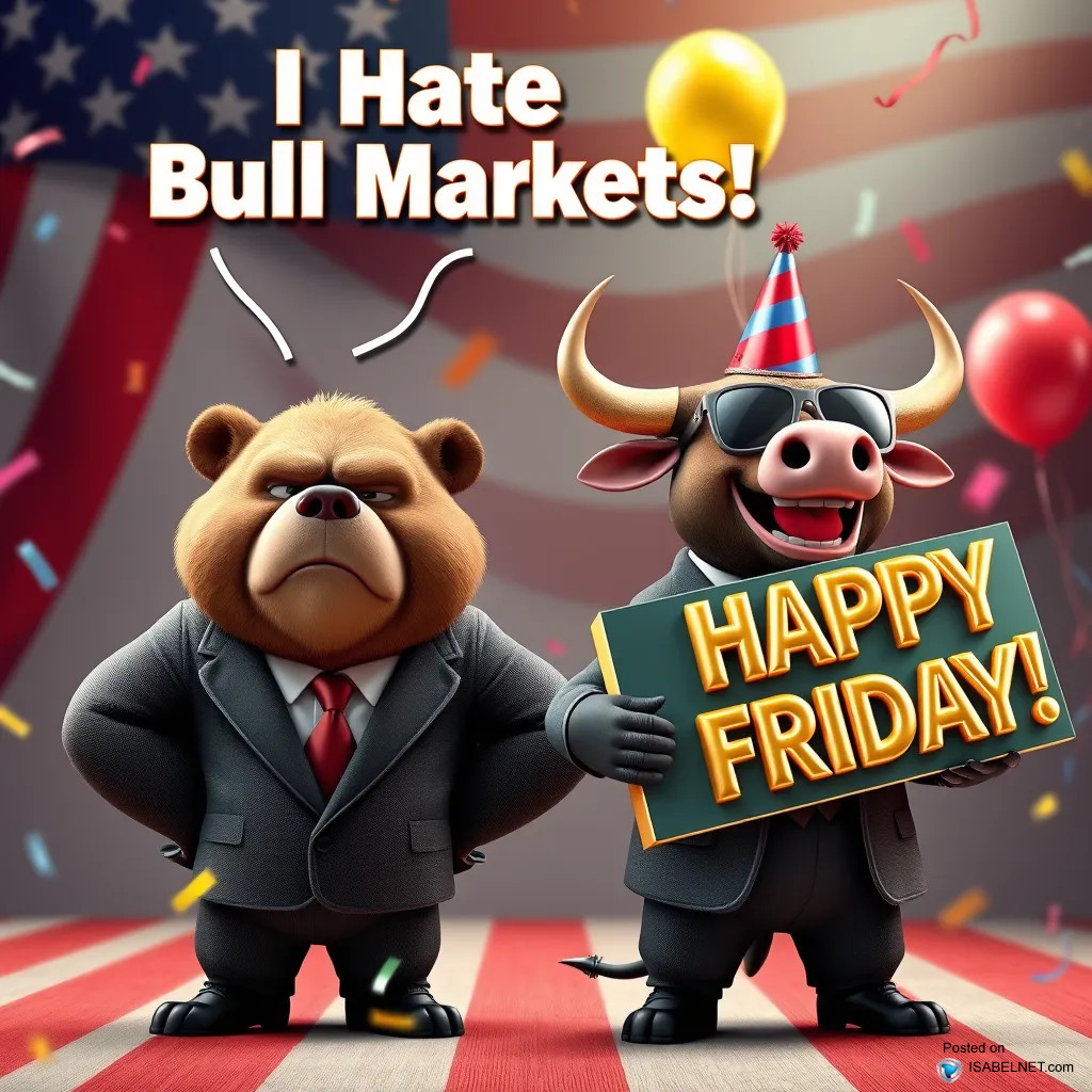 ISABELNET Cartoon of the Day - I Hate Bull Markets, Happy Friday!