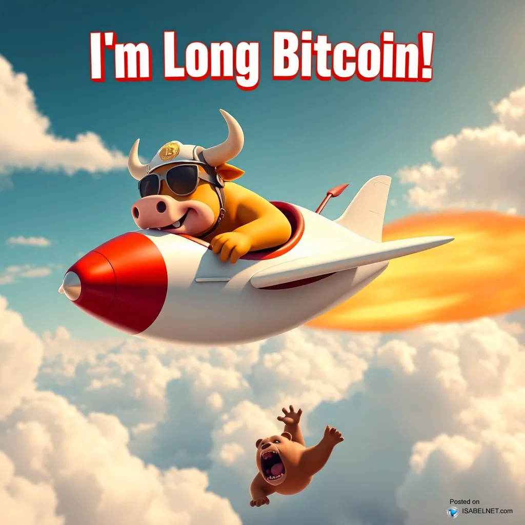 ISABELNET Cartoon of the Day - Bicoin over $100,000, Bulls Are Long Bitcoin