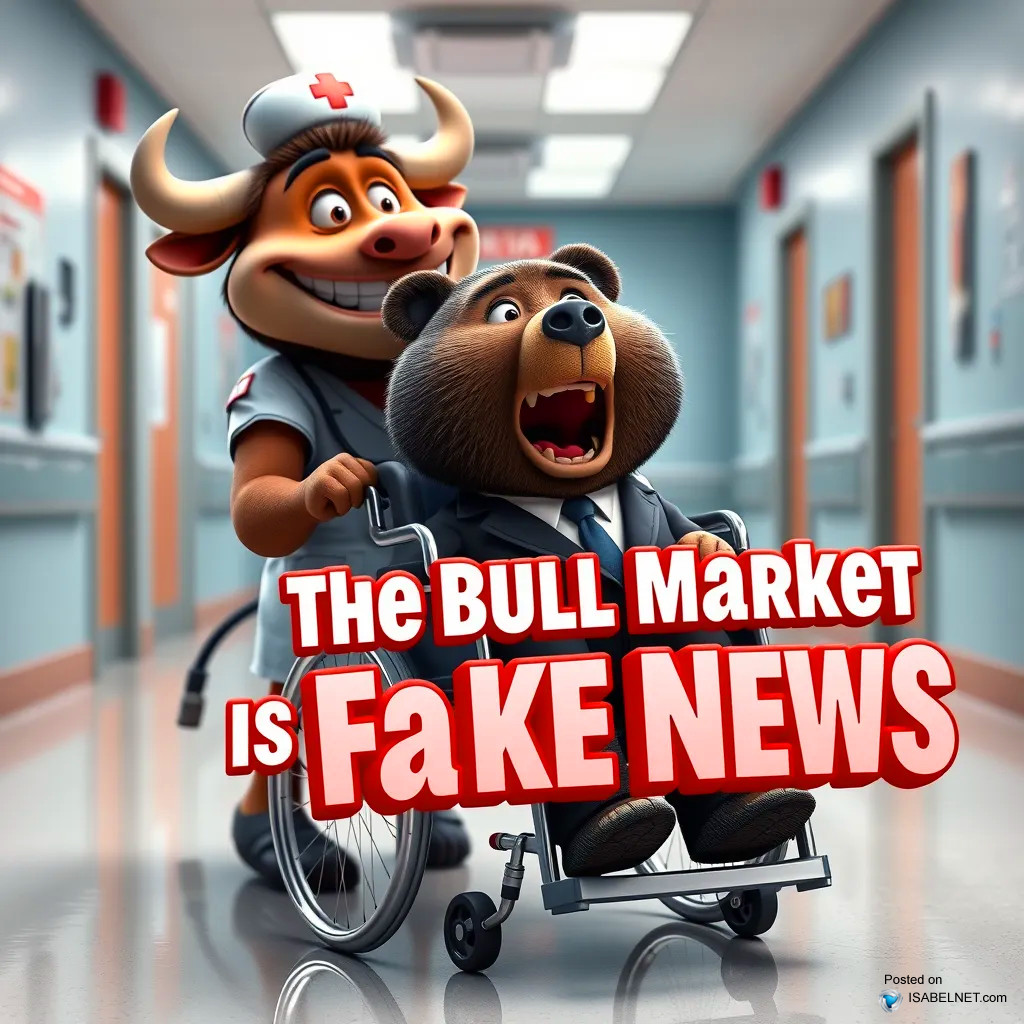 ISABELNET Cartoon of the Day - The Bull Market Is Fake News!