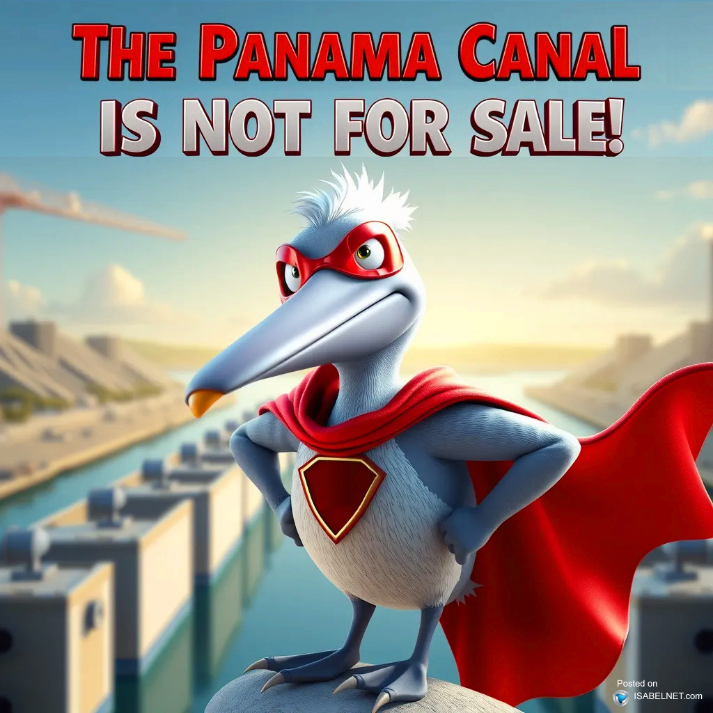 ISABELNET Cartoon of the Day - The Panama Canal Is Not For Sale!