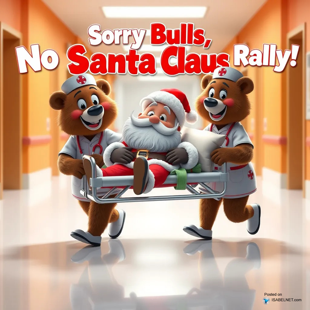 ISABELNET Cartoon of the Day - Sorry Bulls, No Santa Claus Rally!