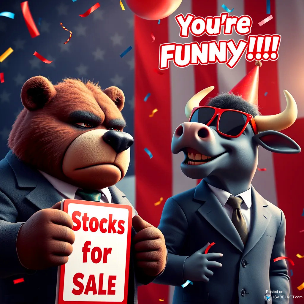 ISABELNET Cartoon of the Day - Stocks For Sale vs. You're Funny!