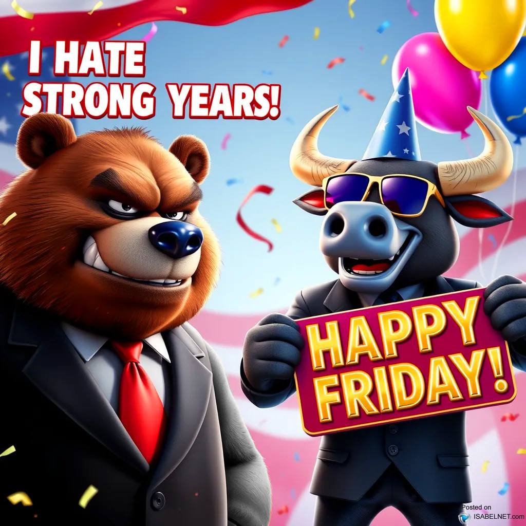 ISABELNET Cartoon of the Day - Happy Friday, Bears Hate Strong Years!