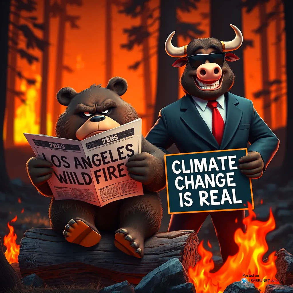 ISABELNET Cartoon of the Day - Los Angeles Wildfires, Climate Change Is Real