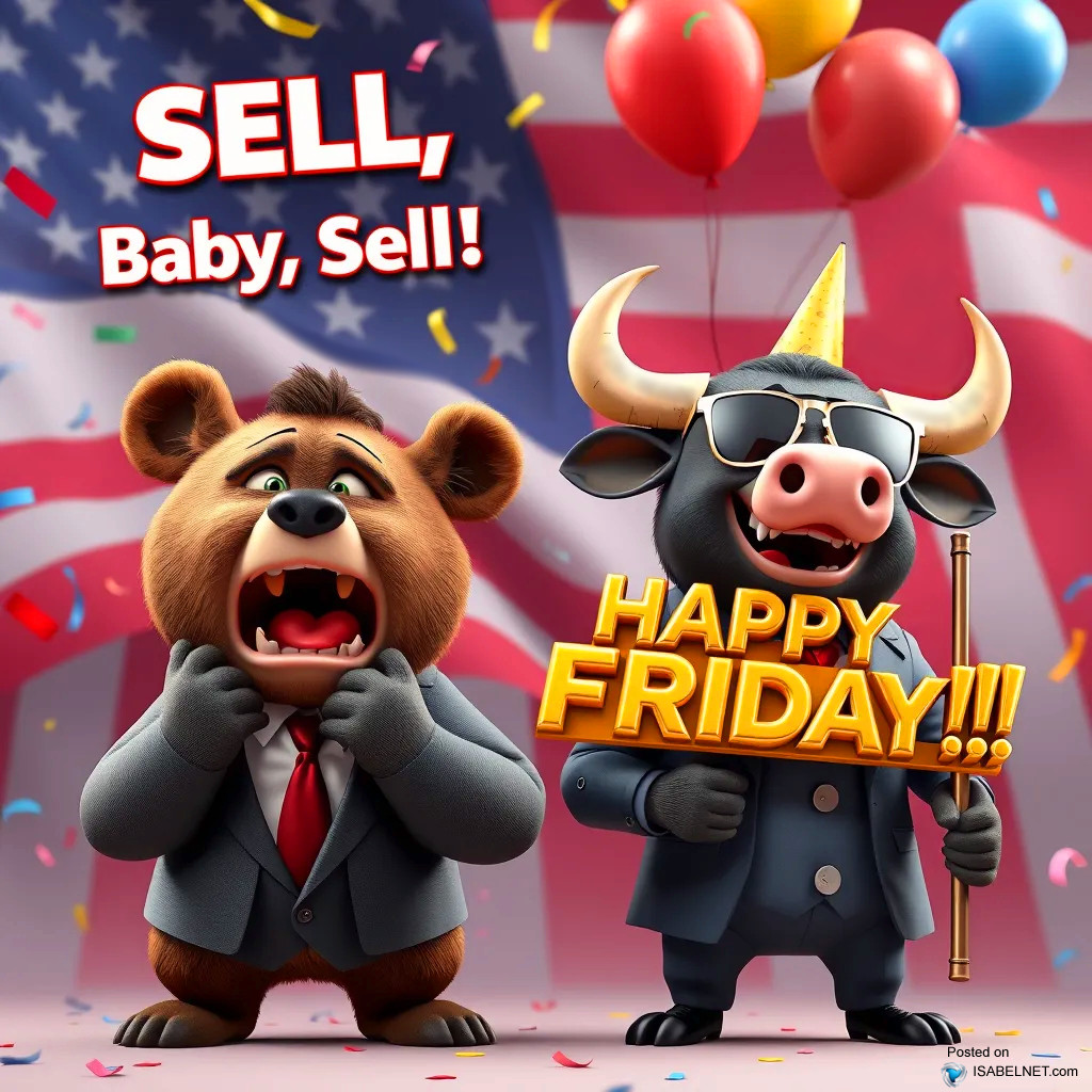 ISABELNET Cartoon of the Day - Sell Baby, Sell! Happy Friday!