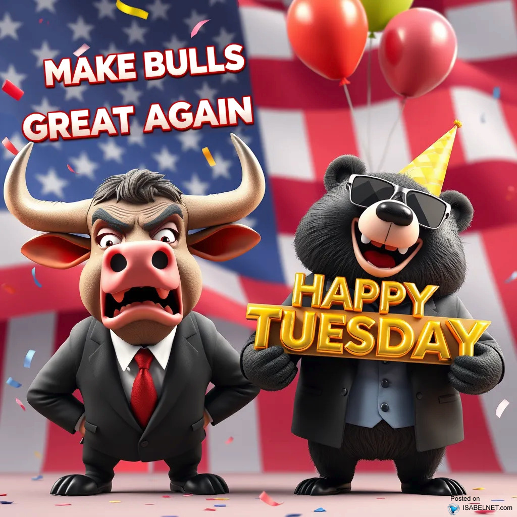 ISABELNET Cartoon of the Day - Make Bulls Great Again! Happy Tuesday!